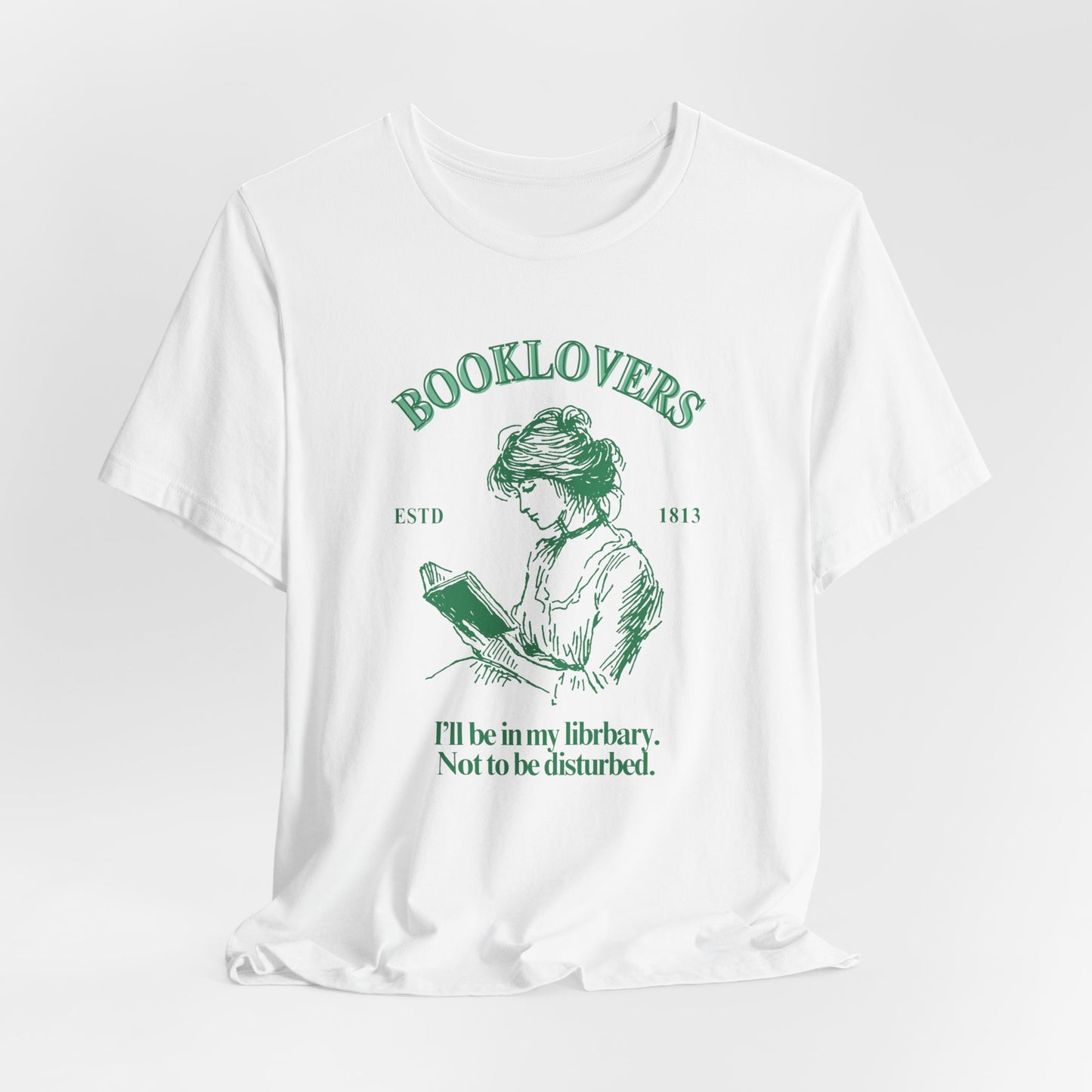 Book Lovers “I’ll Be in My Library” Graphic T-Shirt