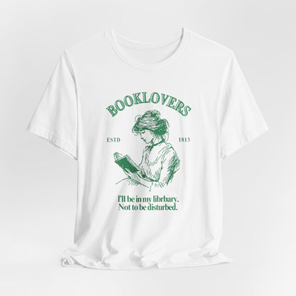 Book Lovers “I’ll Be in My Library” Graphic T-Shirt