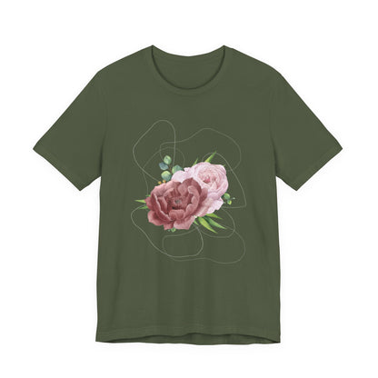 Vintage Floral Bouquet — Elegant Botanical Art Tee