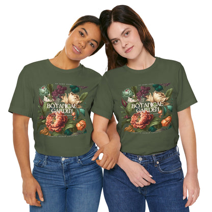 Botanical Garden Floral Tee — Vintage Garden Flowers Shirt