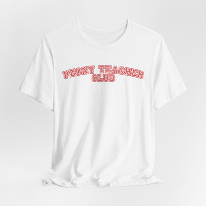 Peony Teacher Club T-Shirt