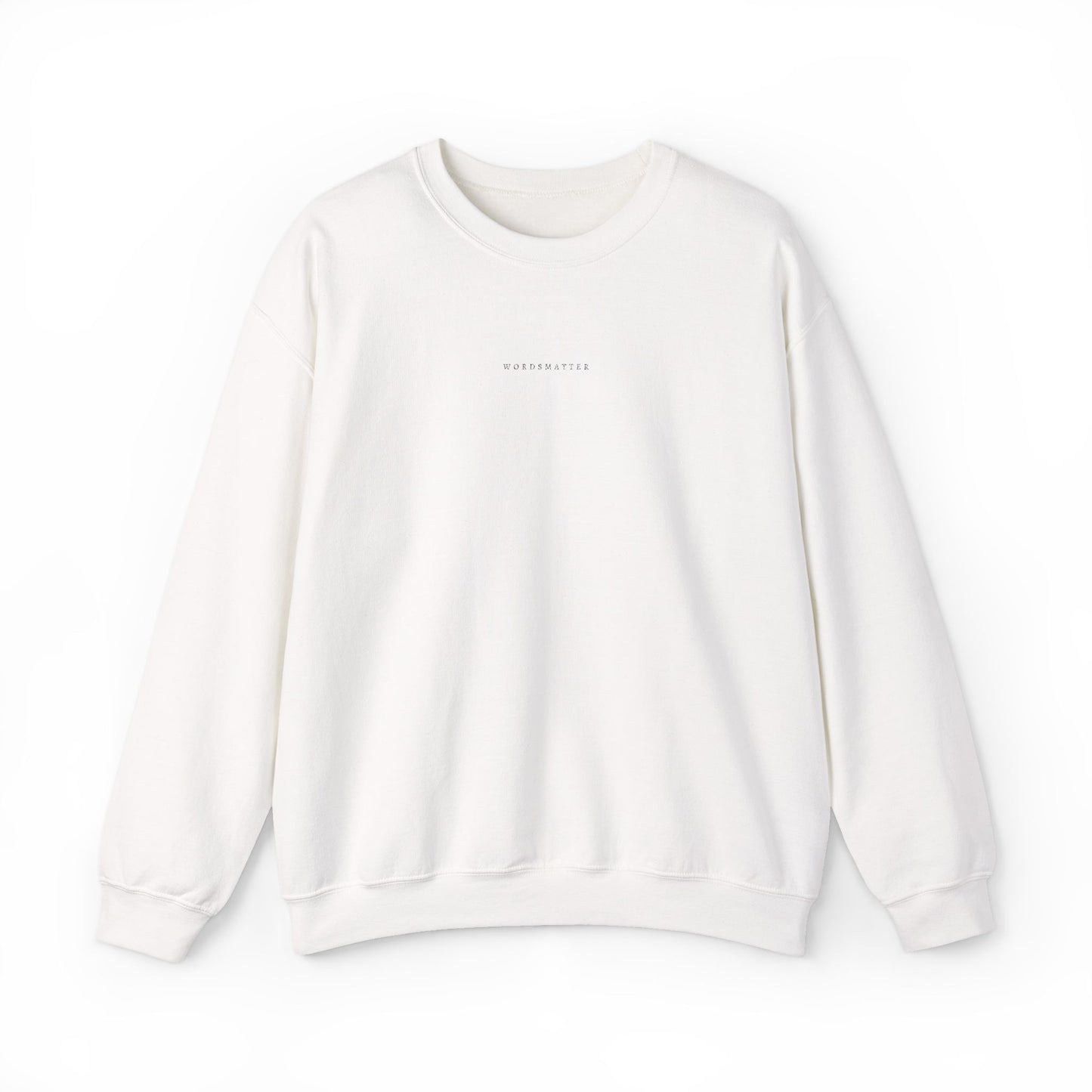 Words Matter Embroidered Sweatshirt