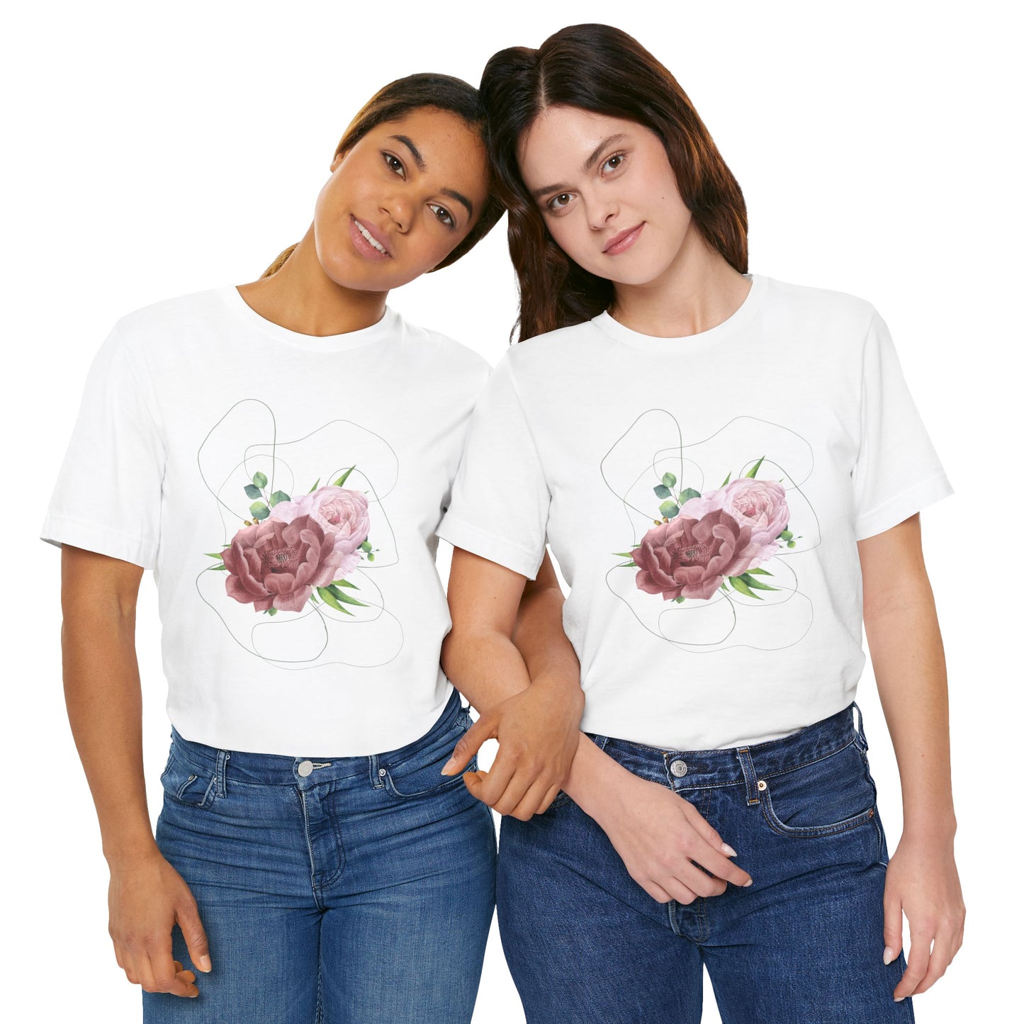Vintage Floral Bouquet — Elegant Botanical Art Tee