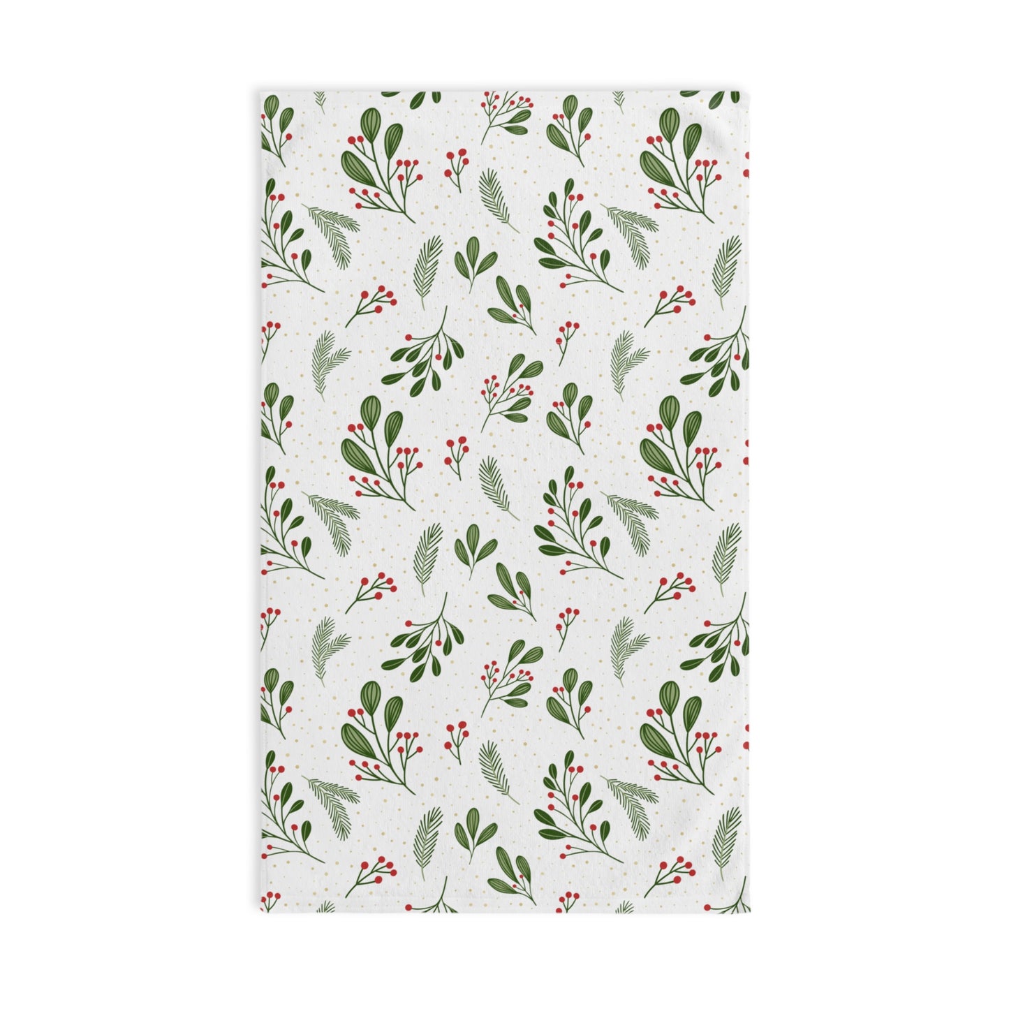 Festive Mistletoe Kitchen Towel