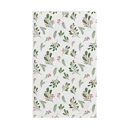 Festive Mistletoe Kitchen Towel