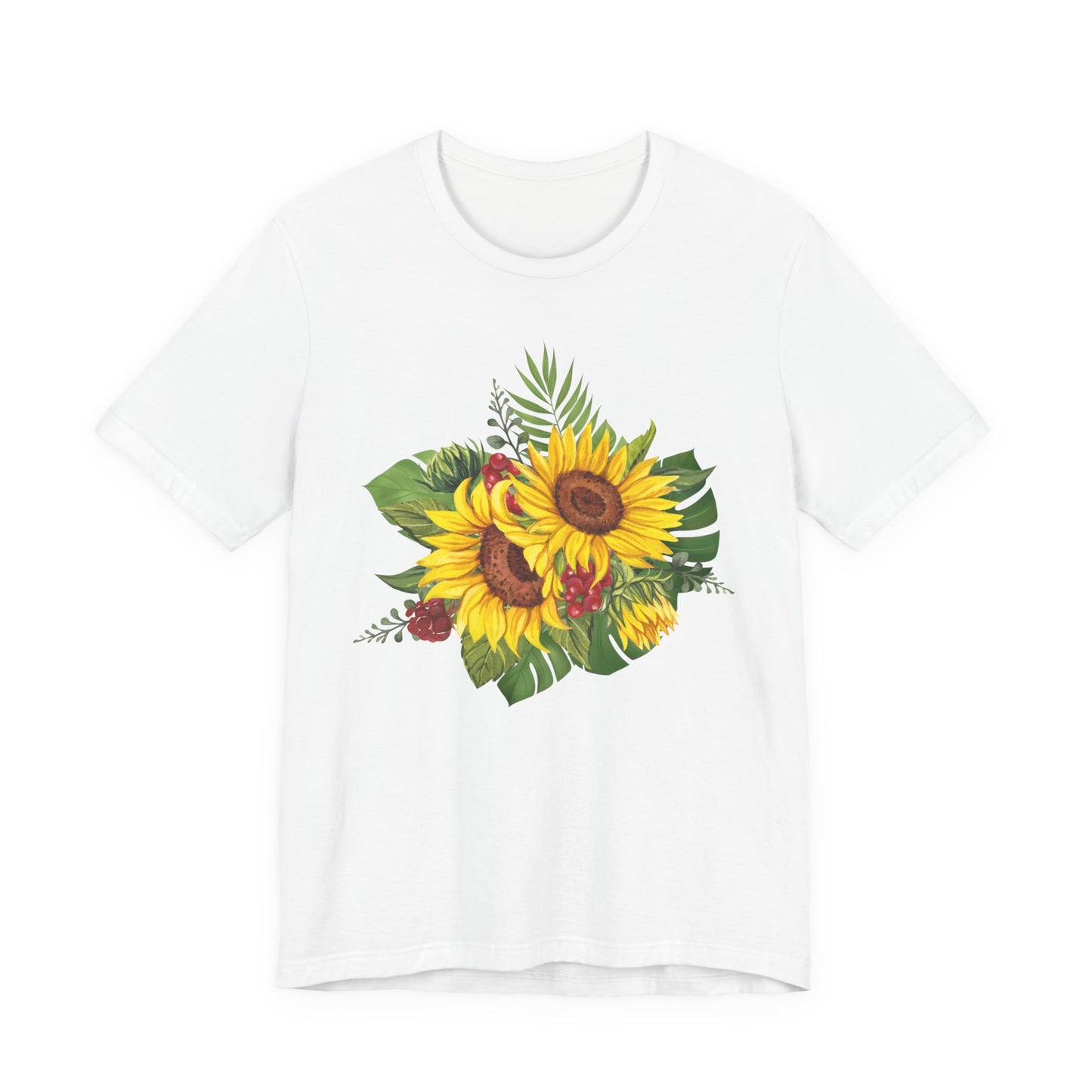 Sunflower Bouquet Tee – Floral Summer Graphic T-Shirt