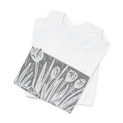Floral Meadow — Hand-Drawn Garden Tee
