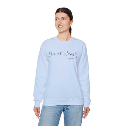 Eternal Family #Goals Sweatshirt – Cozy Faith-Inspired Crewneck