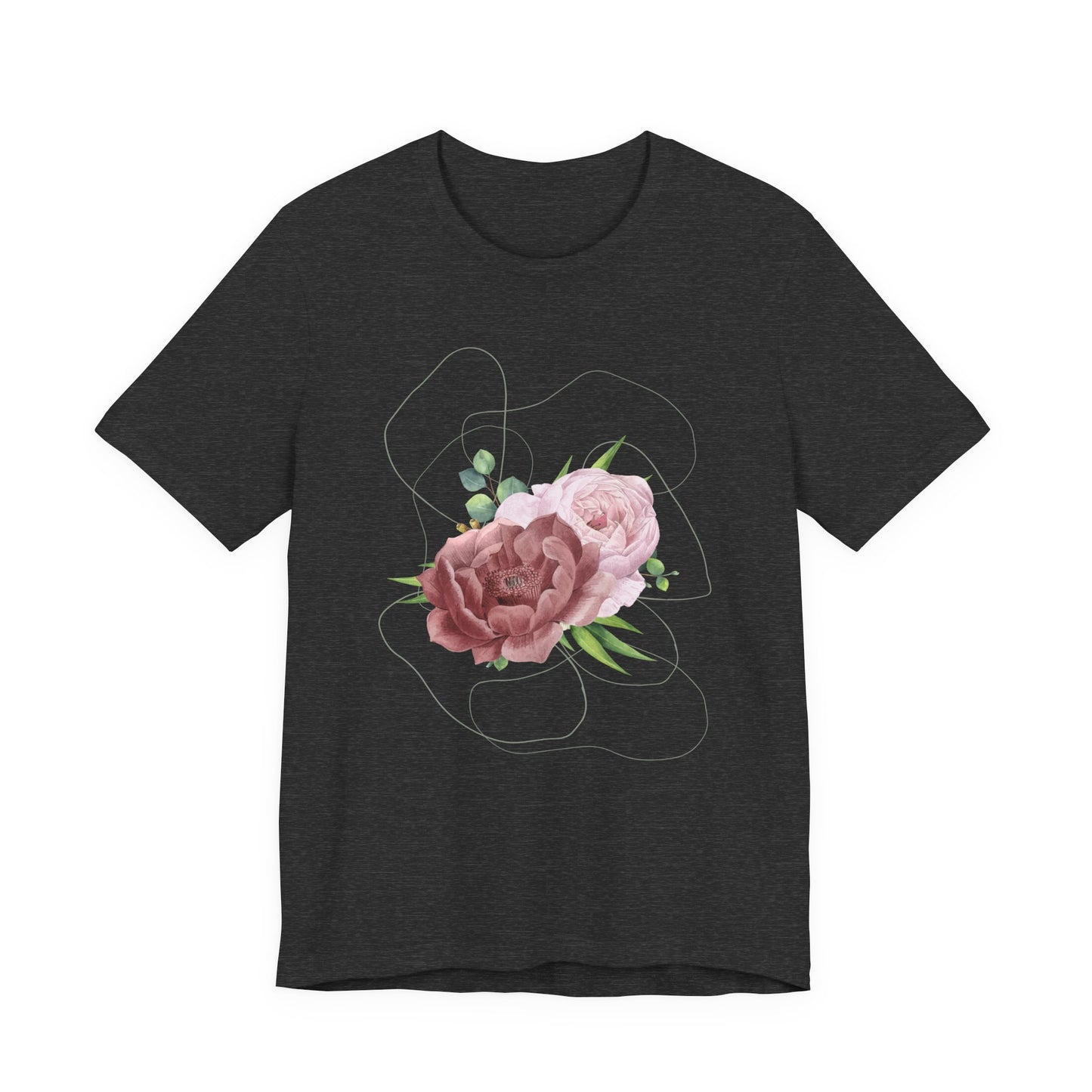 Vintage Floral Bouquet — Elegant Botanical Art Tee