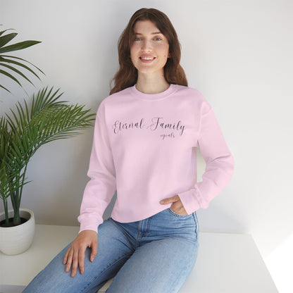 Eternal Family #Goals Sweatshirt – Cozy Faith-Inspired Crewneck