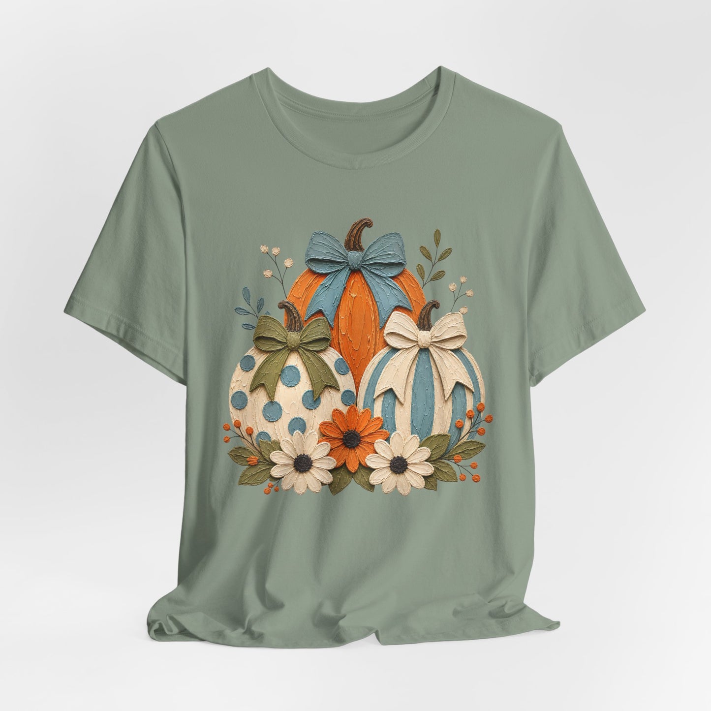 Autumn Pumpkins & Bows Tee