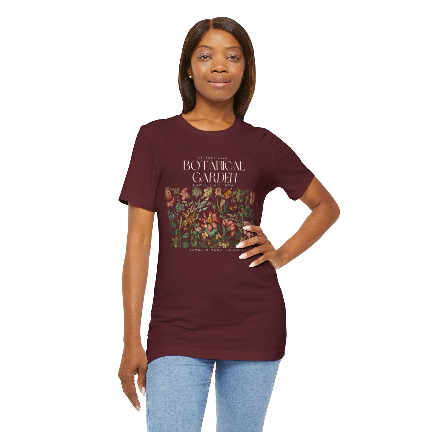 Botanical Garden Floral Tee — Vintage Flower Garden T-Shirt