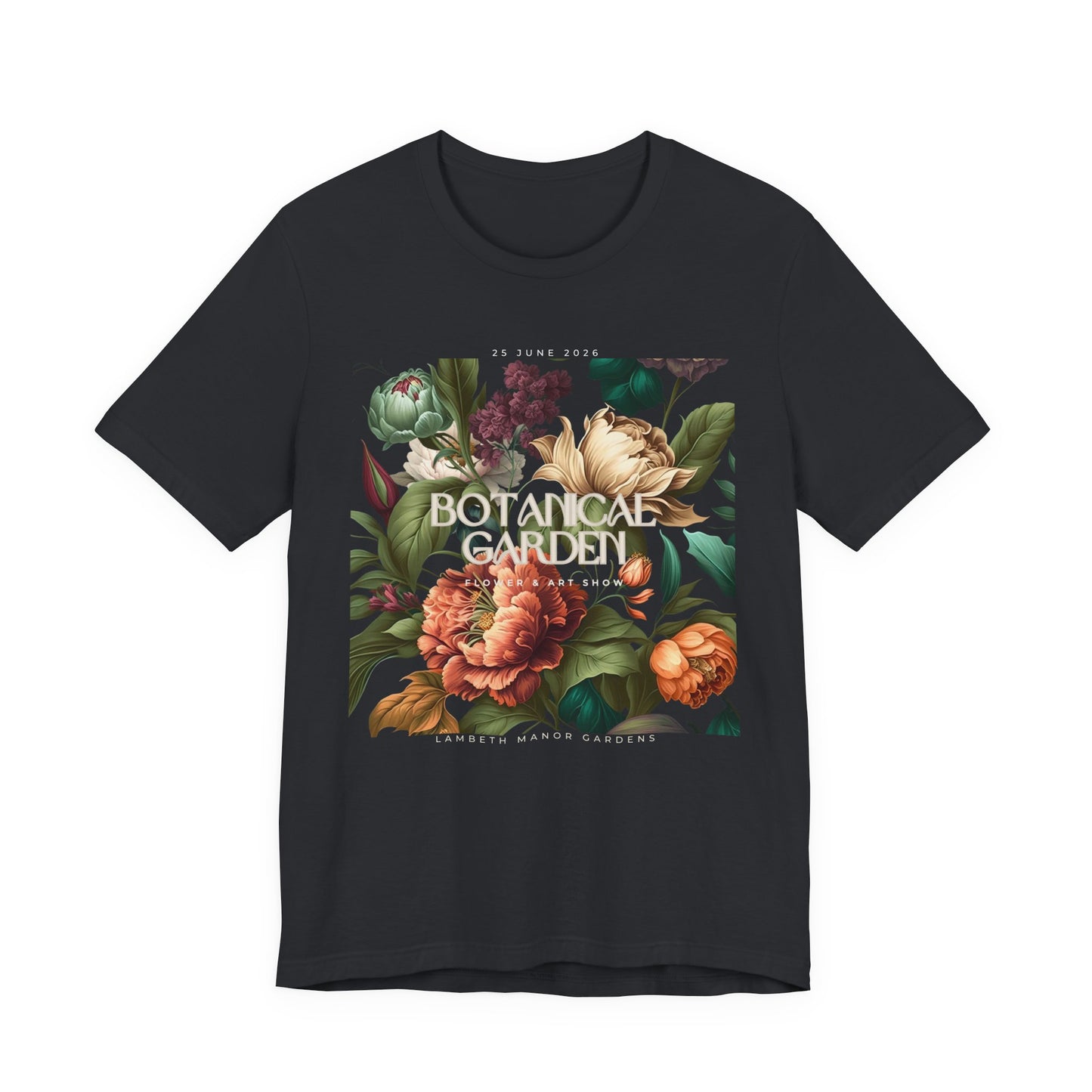 Botanical Garden Floral Tee — Vintage Garden Flowers Shirt